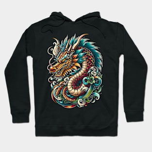 Japanese dragon Hoodie